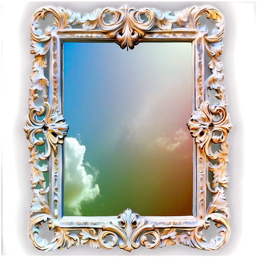 Shabby Chic Mirror Frame Png Asx