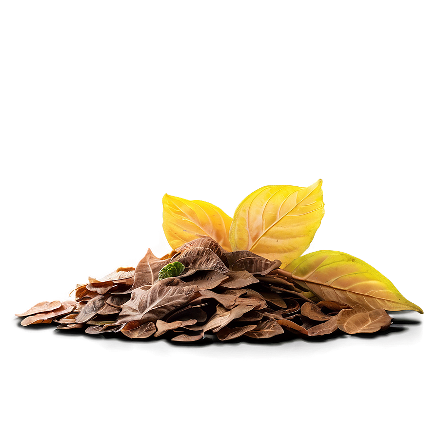 Shaded Leaves Pile Png 06212024