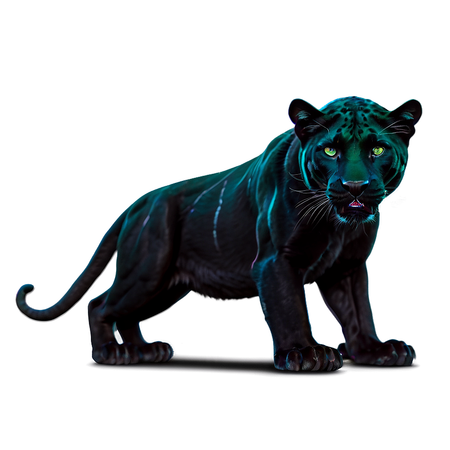 Shaded Panther Png 32