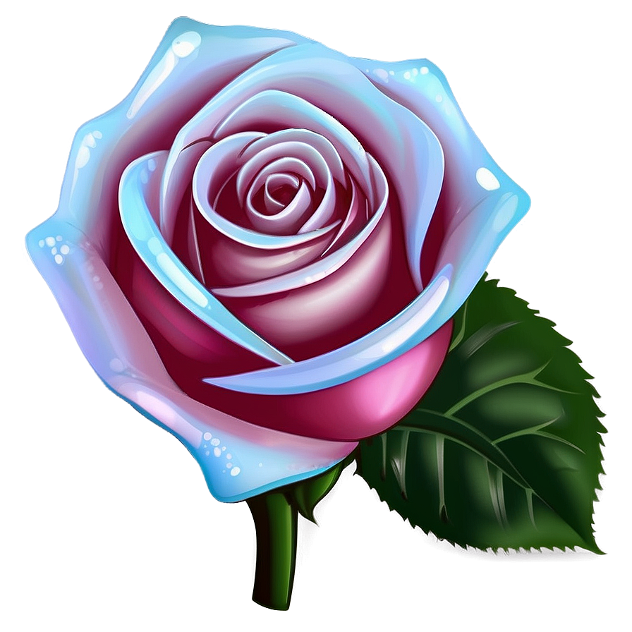 Shaded Rose Clipart Png 06272024