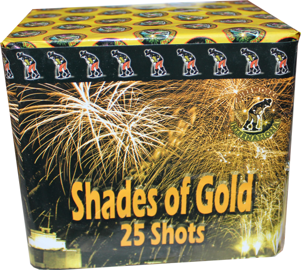 Shadesof Gold Fireworks25 Shots