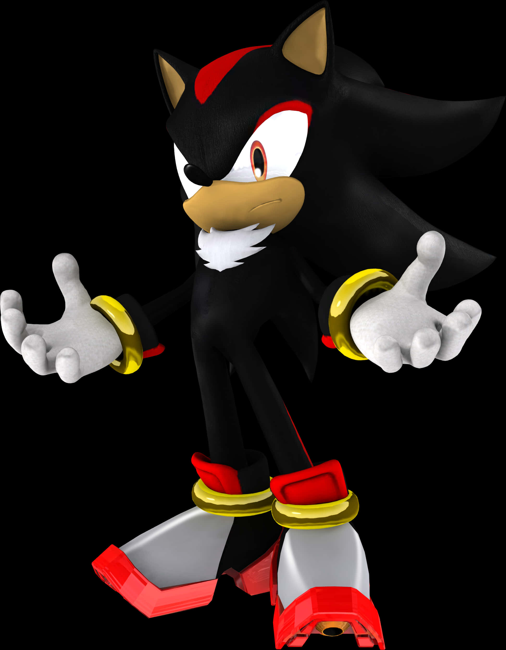 Shadow The Hedgehog Character Render