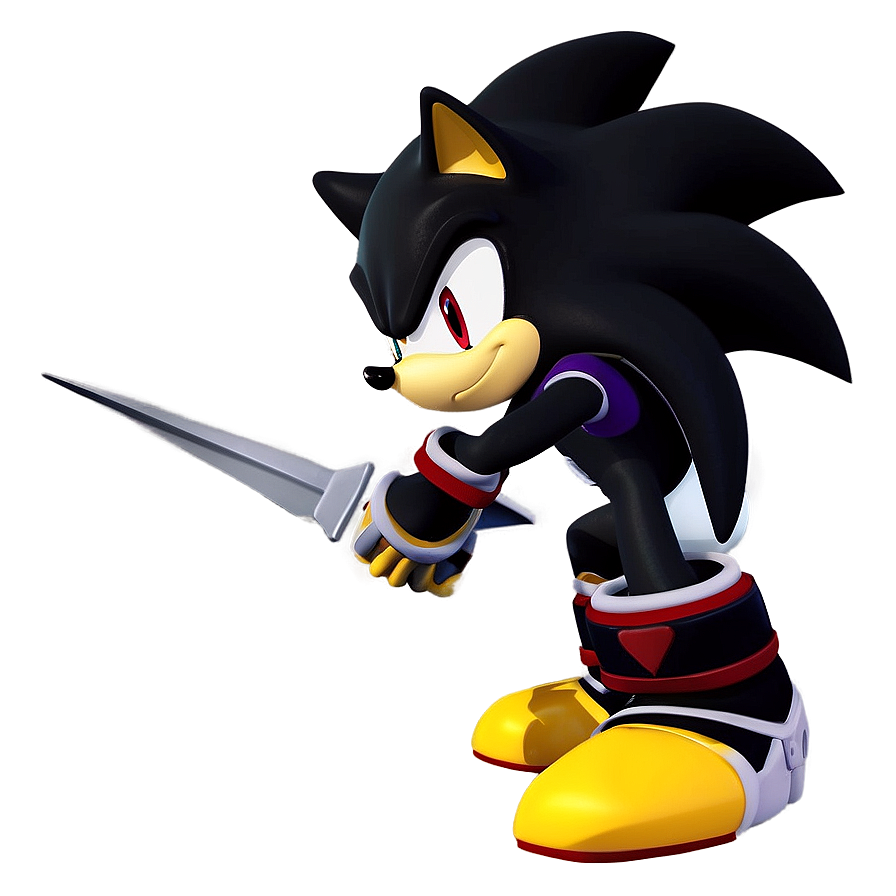 Shadow The Hedgehog Classic Pose Png 60