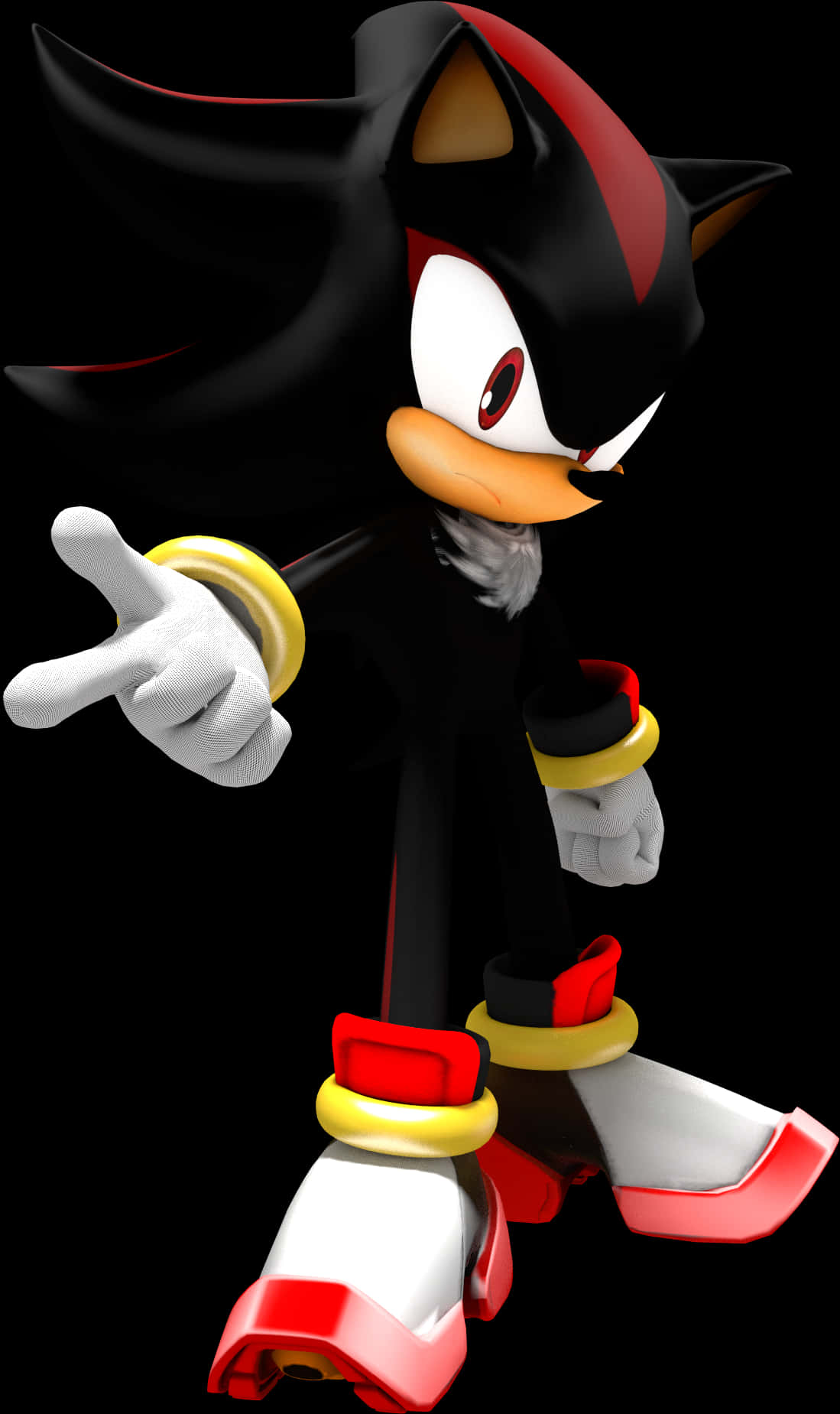 Shadow The Hedgehog Pointing