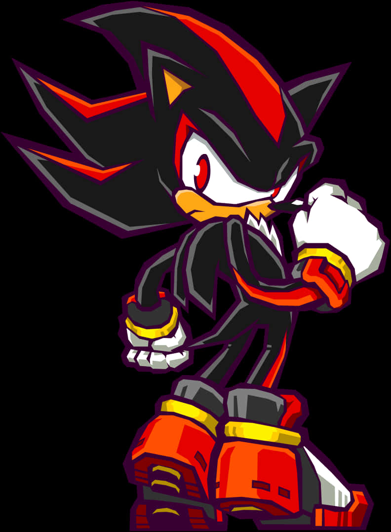 Shadow The Hedgehog Stance