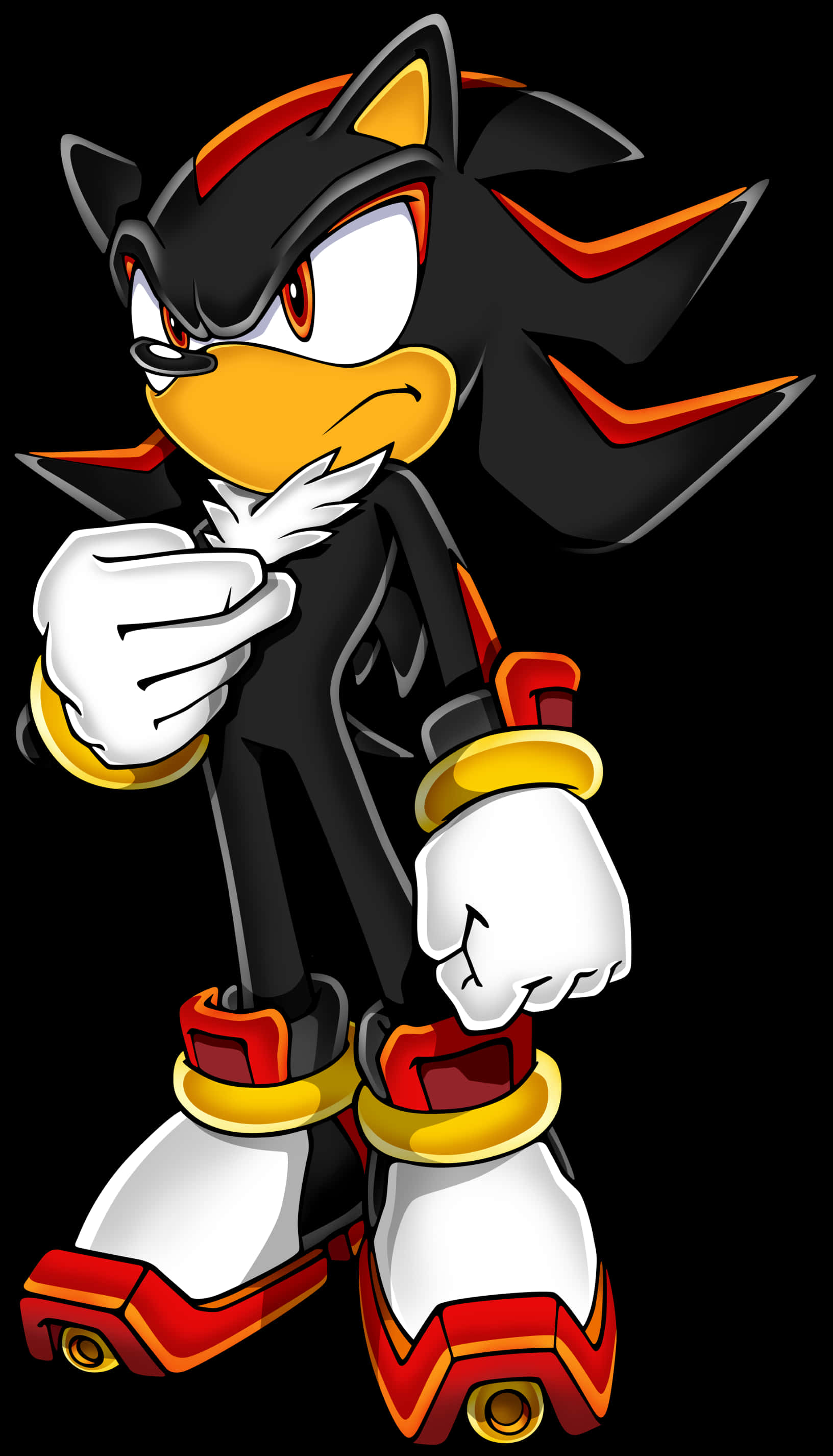 Shadow The Hedgehog Standing Pose