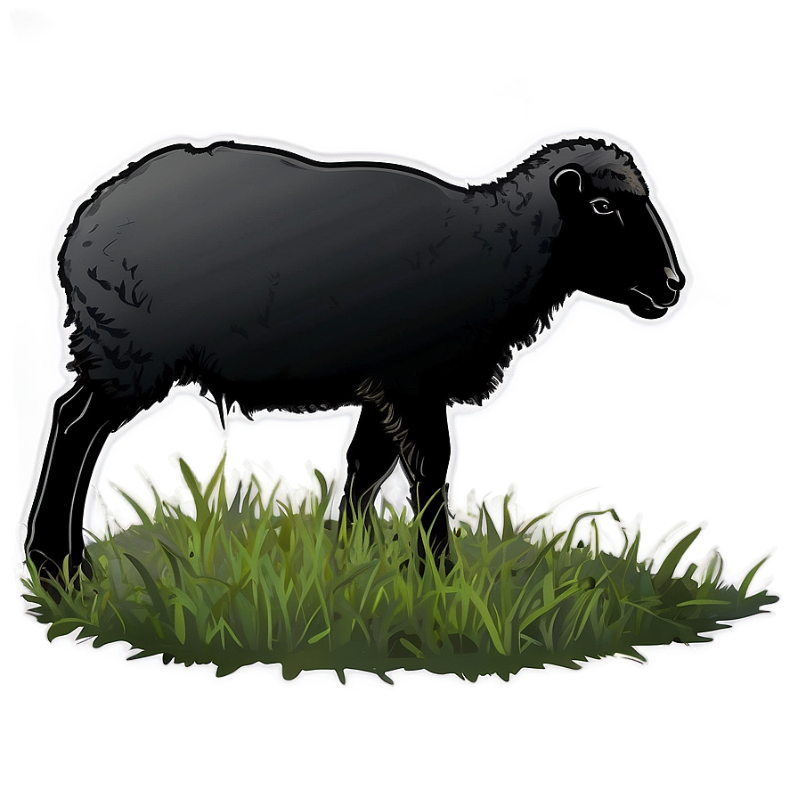 Shadowy Sheep Silhouette Png 19