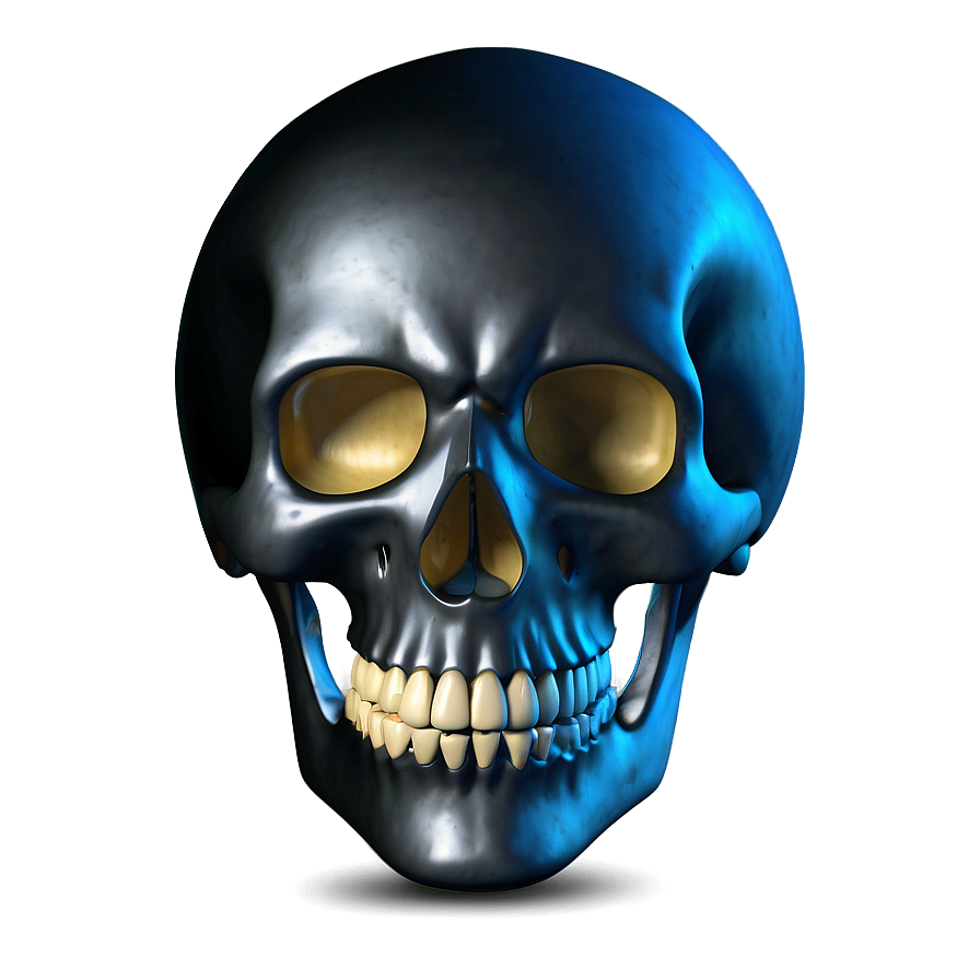 Shadowy Skull Representation Png C