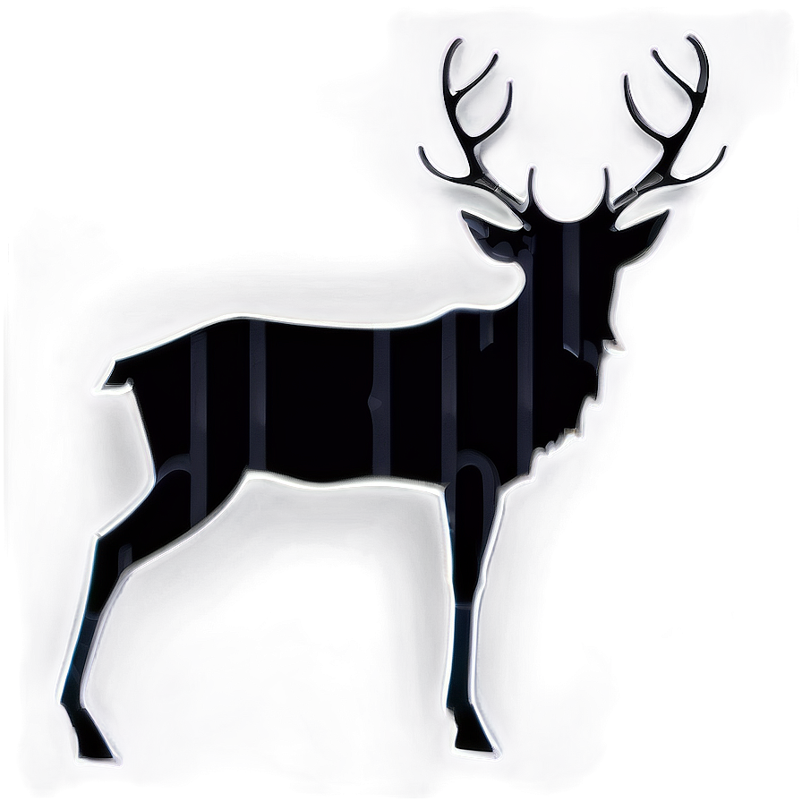 Shadowy Stag Figure Png Tyn70