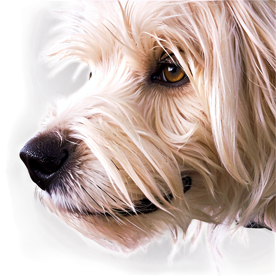 Shaggy Dog Face Texture Png 91