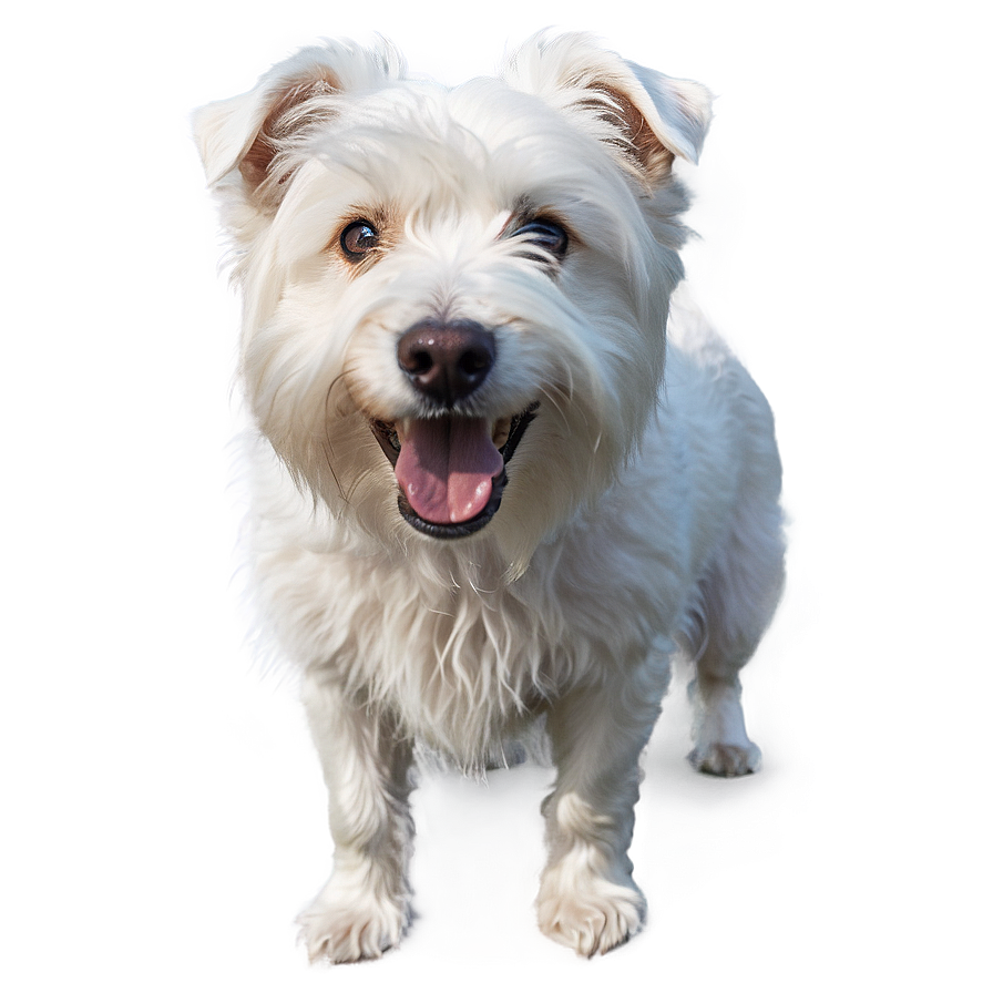 Shaggy White Dog Png 18