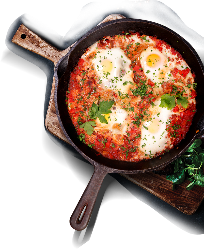 Shakshukain Cast Iron Skillet