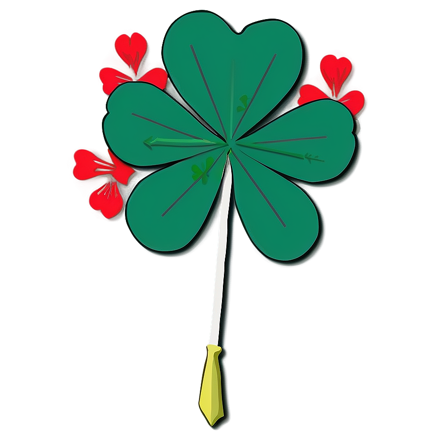 Shamrock With Arrows Png Exn15