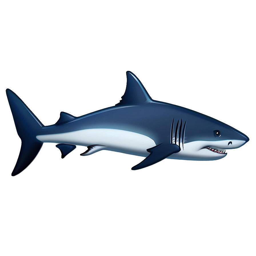 Shark Cartoon For Kids Png 06262024