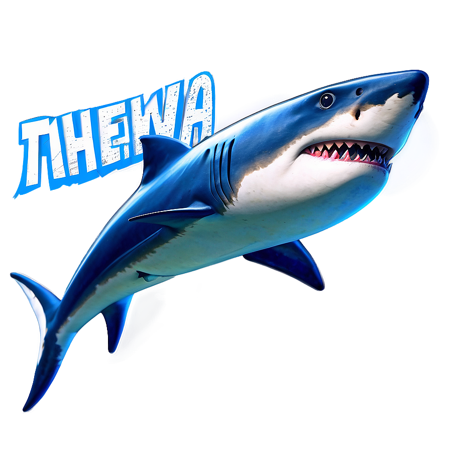 Shark Cartoon With Glasses Png 96