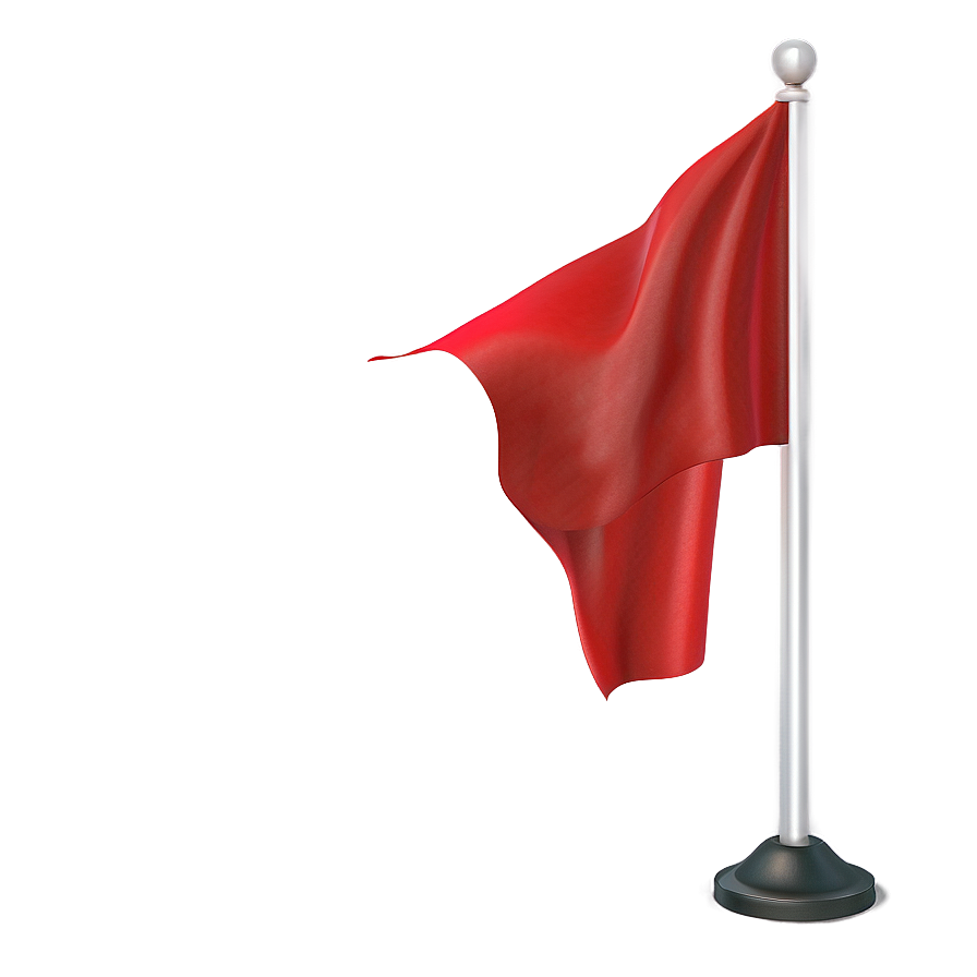 Sharp Red Flag Perspective Png Bvb29