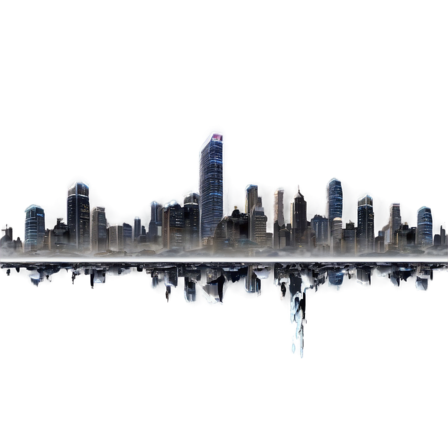 Shattered City Panorama Png Rac