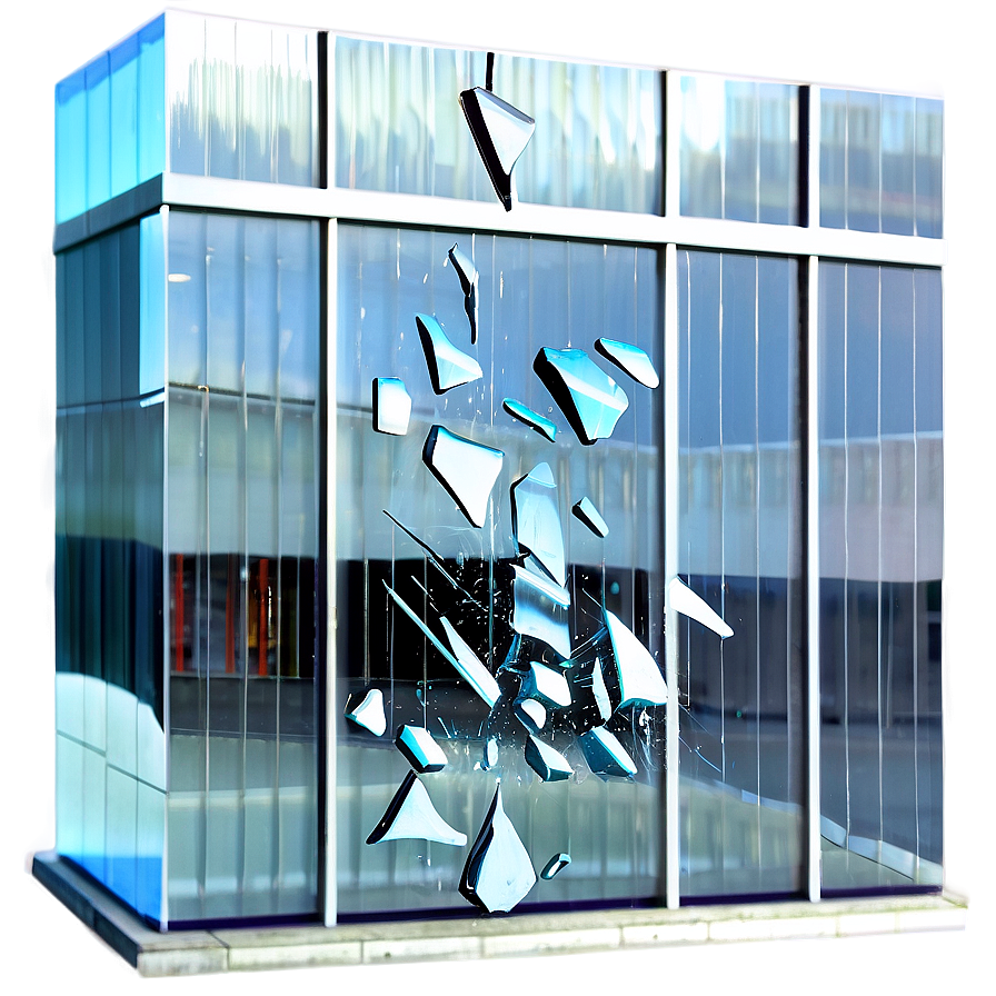 Shattered Glass Building Png 06212024