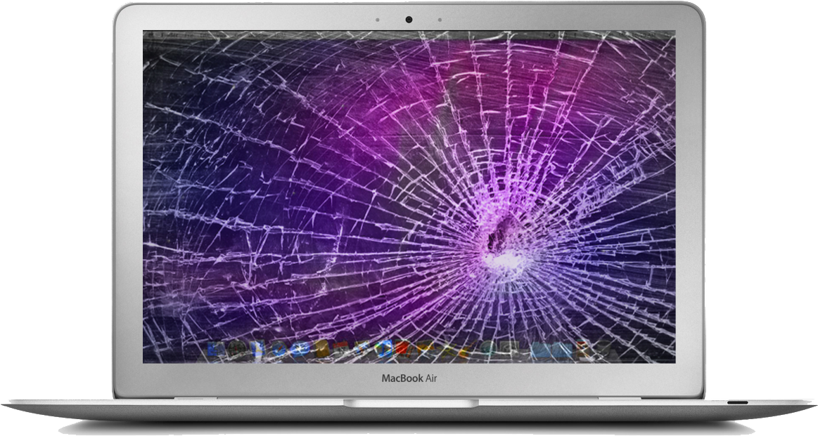 Shattered Laptop Screen