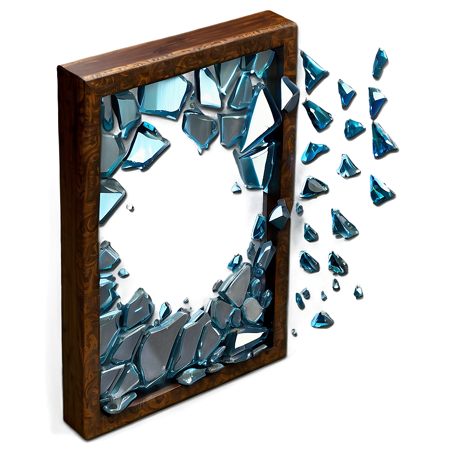 Shattered Looking Glass Png Hbb