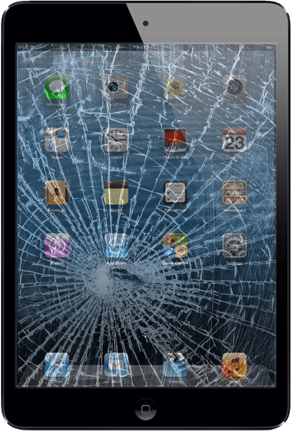 Shattered Tablet Screen