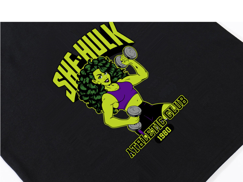 She Hulk Athletic Club Logo