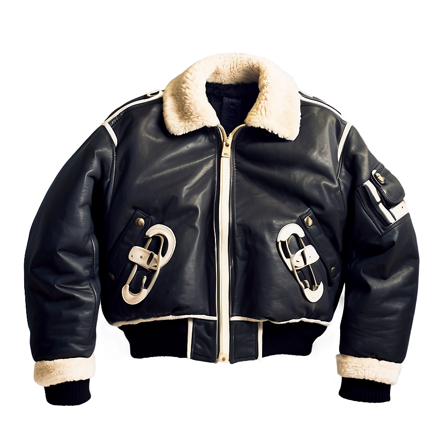 Shearling Collar Bomber Png Hjh