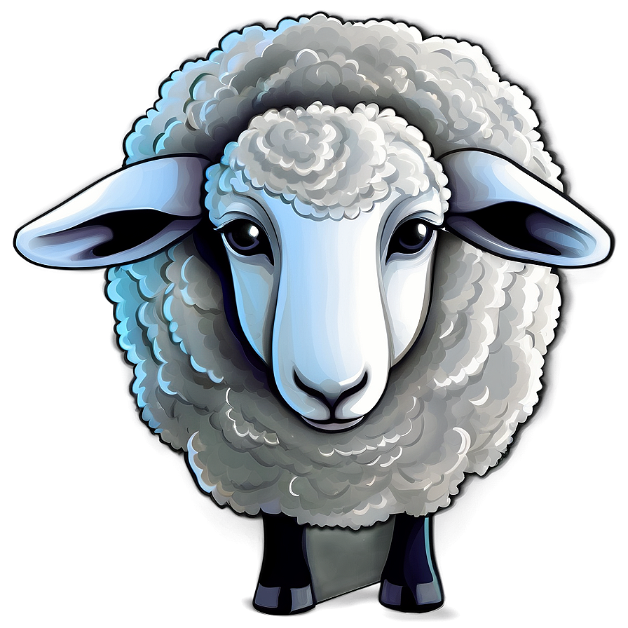 Sheep Illustration Png 05232024