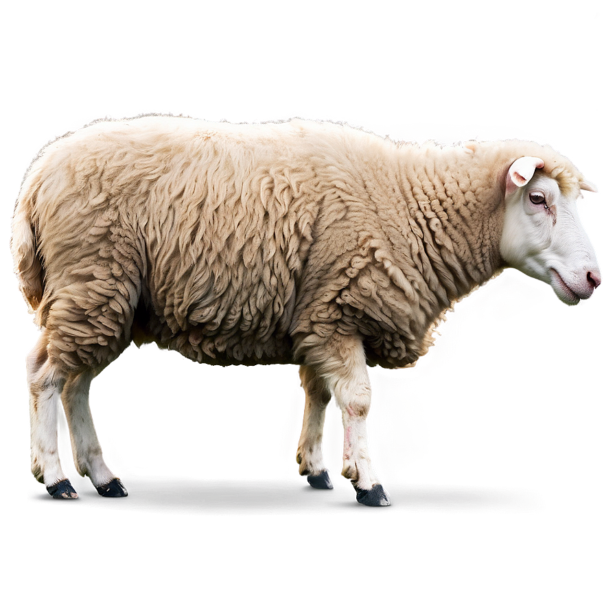 Sheep Side View Png Dro