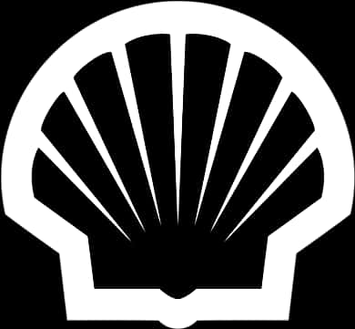 Shell Logo Blackand White