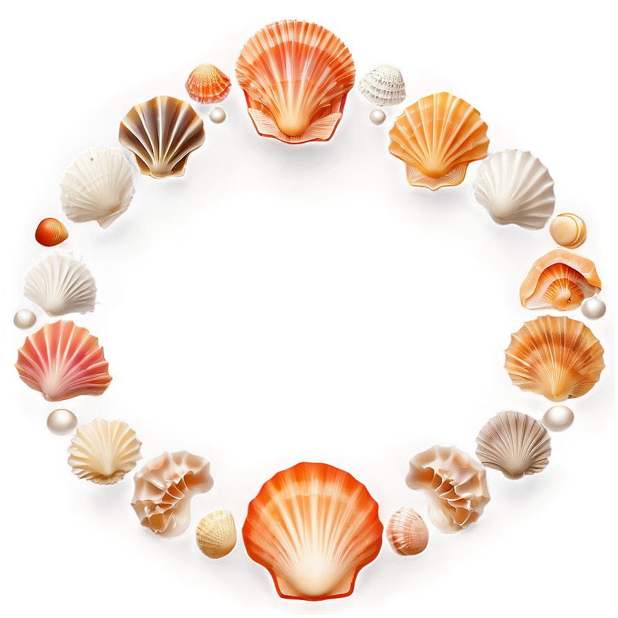 Shells Border Frame Png Aqp60