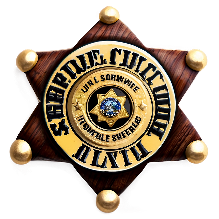 Sheriff Badge Graphic Png 78