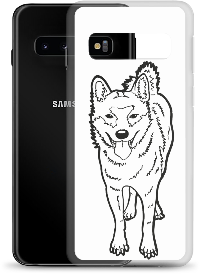 Shiba Inu Sketch Smartphone Case