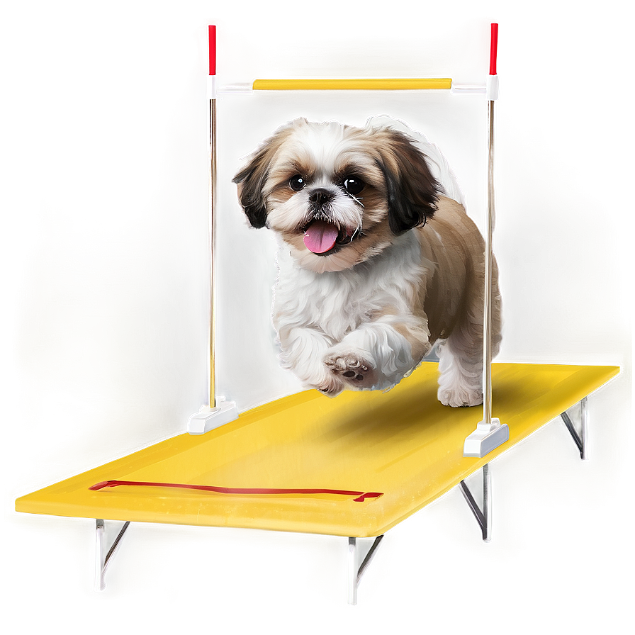 Shih Tzu Agility Training Png 06242024