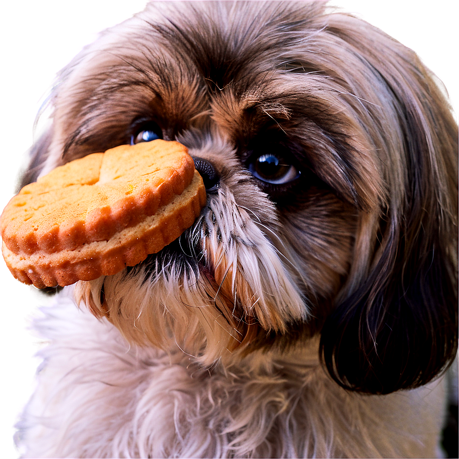 Shih Tzu Eating Treats Png 06242024