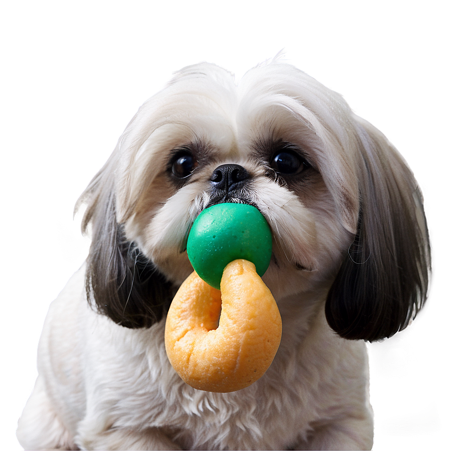 Shih Tzu Eating Treats Png Qvf