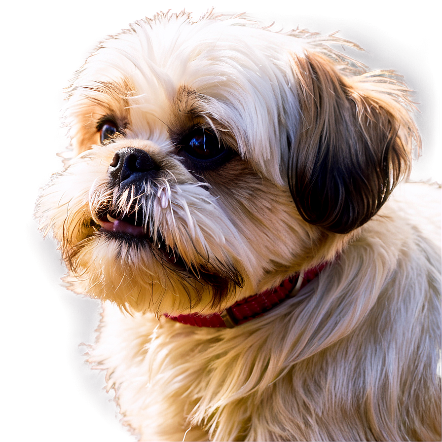 Shih Tzu Enjoying Sunshine Png Gjt35