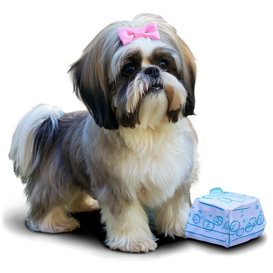 Shih Tzu Making Friends Png Yta