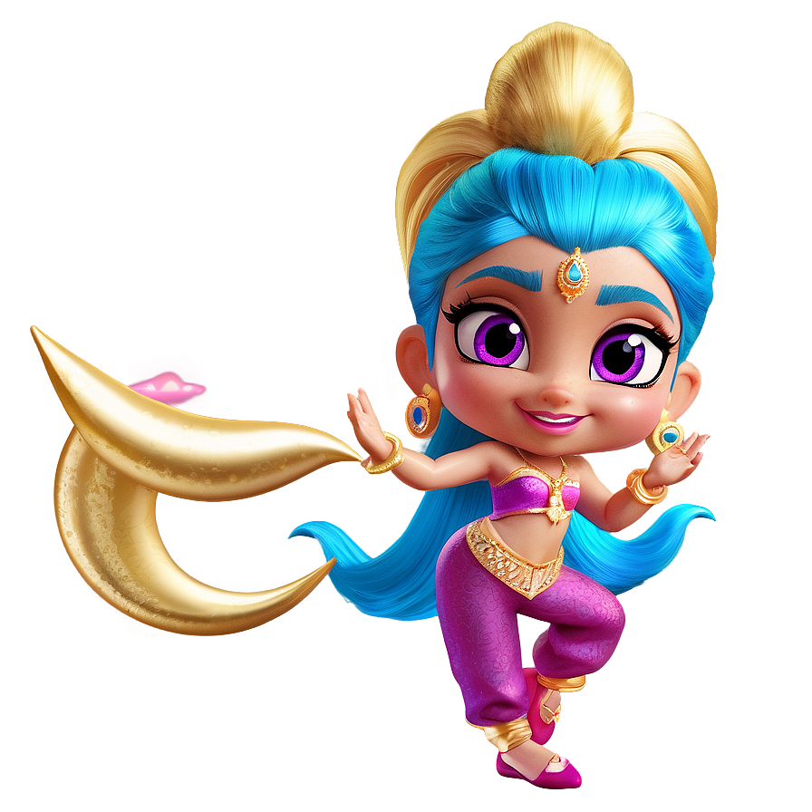 Shimmer And Shine Genie Dance Party Png Qdg17