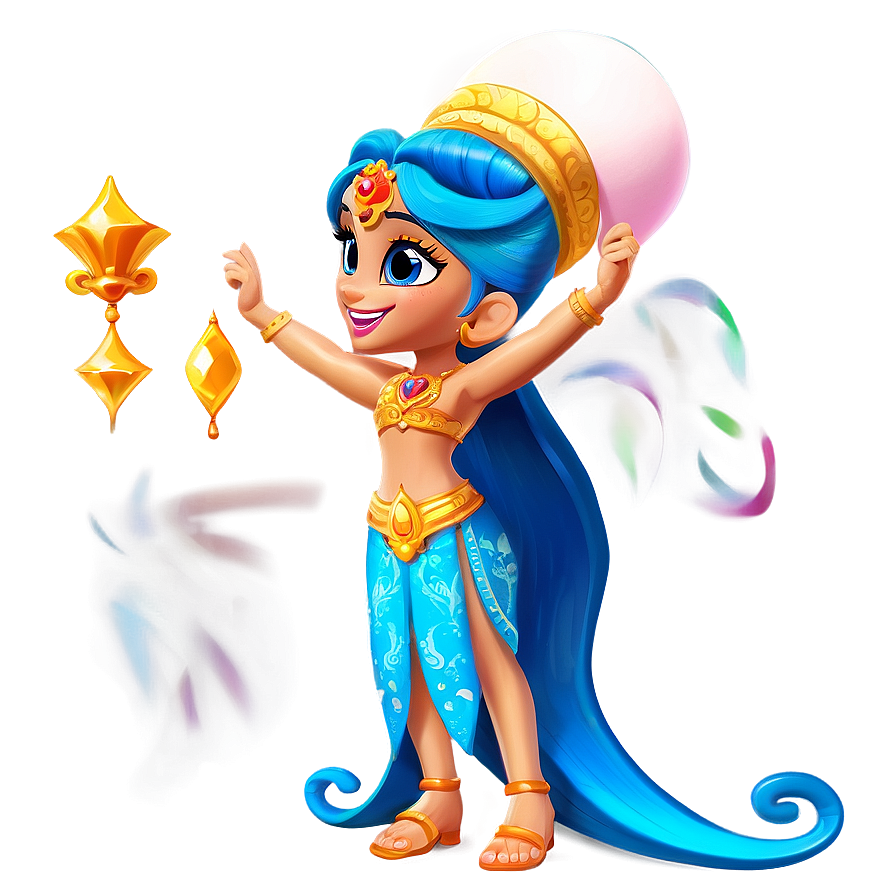 Shimmer And Shine Genie Rific Creations Png Mll72