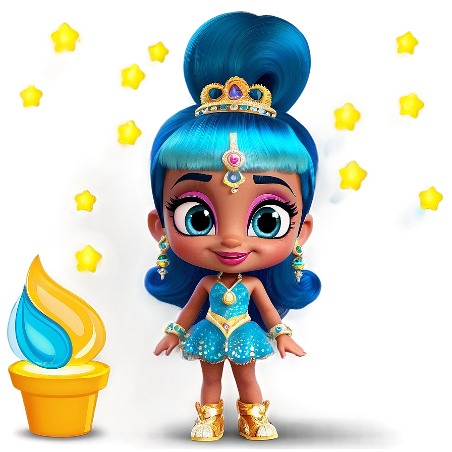 Shimmer And Shine Nickelodeon Series Png Dwg