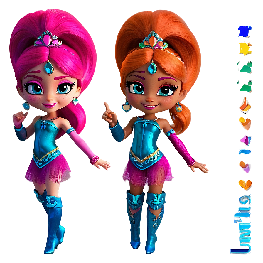 Shimmer And Shine Nickelodeon Series Png Eyl8