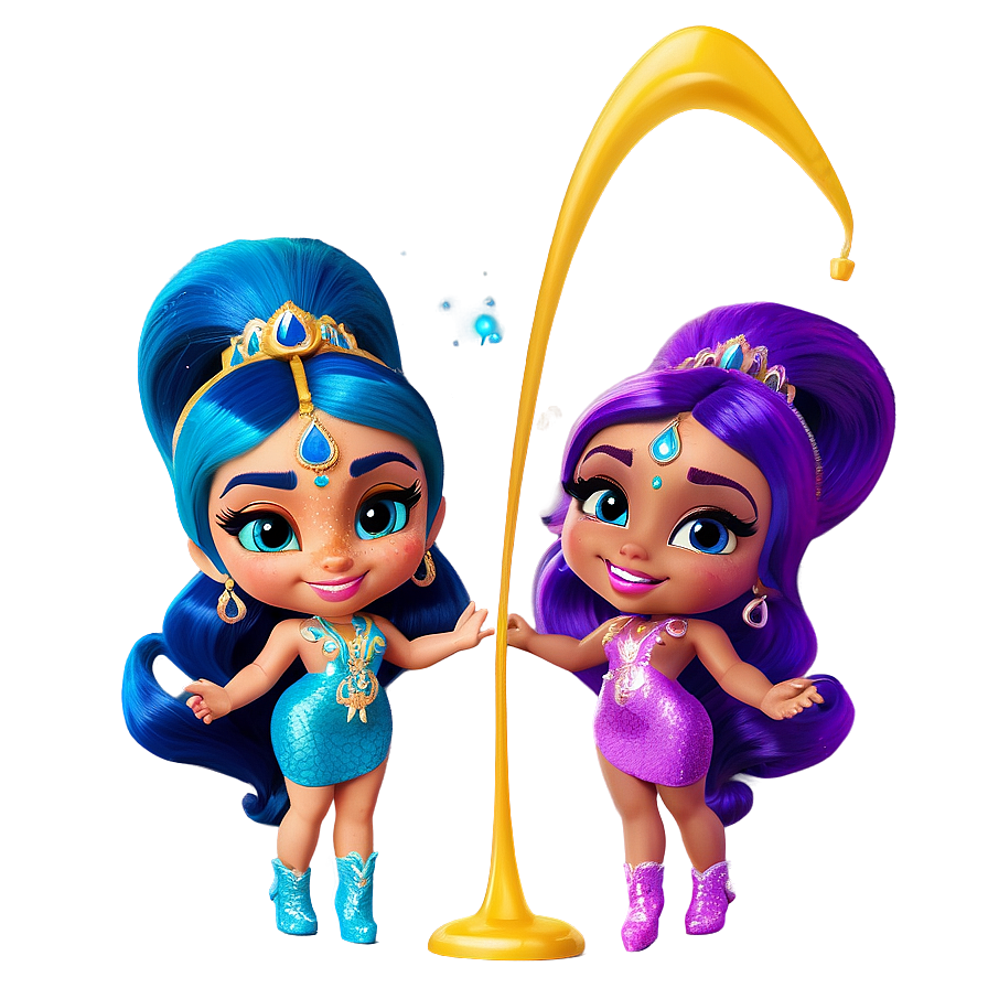 Shimmer And Shine Secret Genies Png Nyo