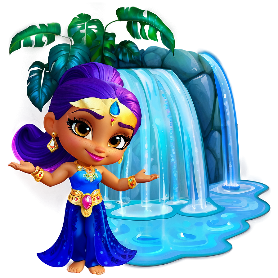 Shimmer And Shine Zahramay Falls Png Umi