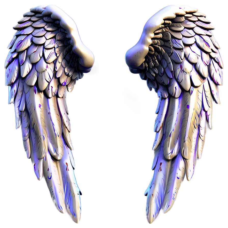 Shimmering Angel Wings Background Png Vml