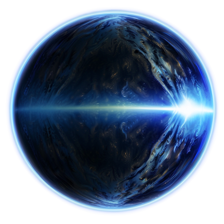 Shimmering Blue Planet Emblem Png 36