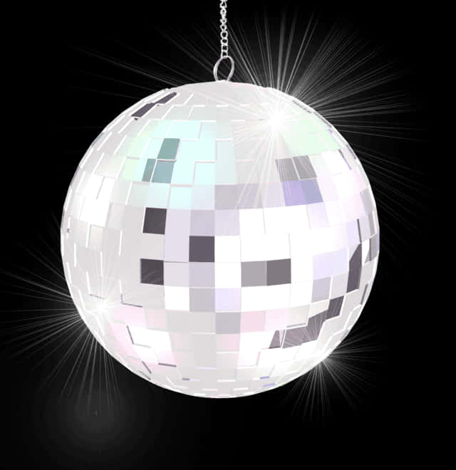 Shimmering Disco Ball Illustration