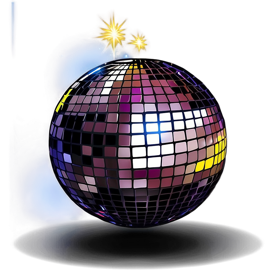 Shimmering Disco Ball Illustration