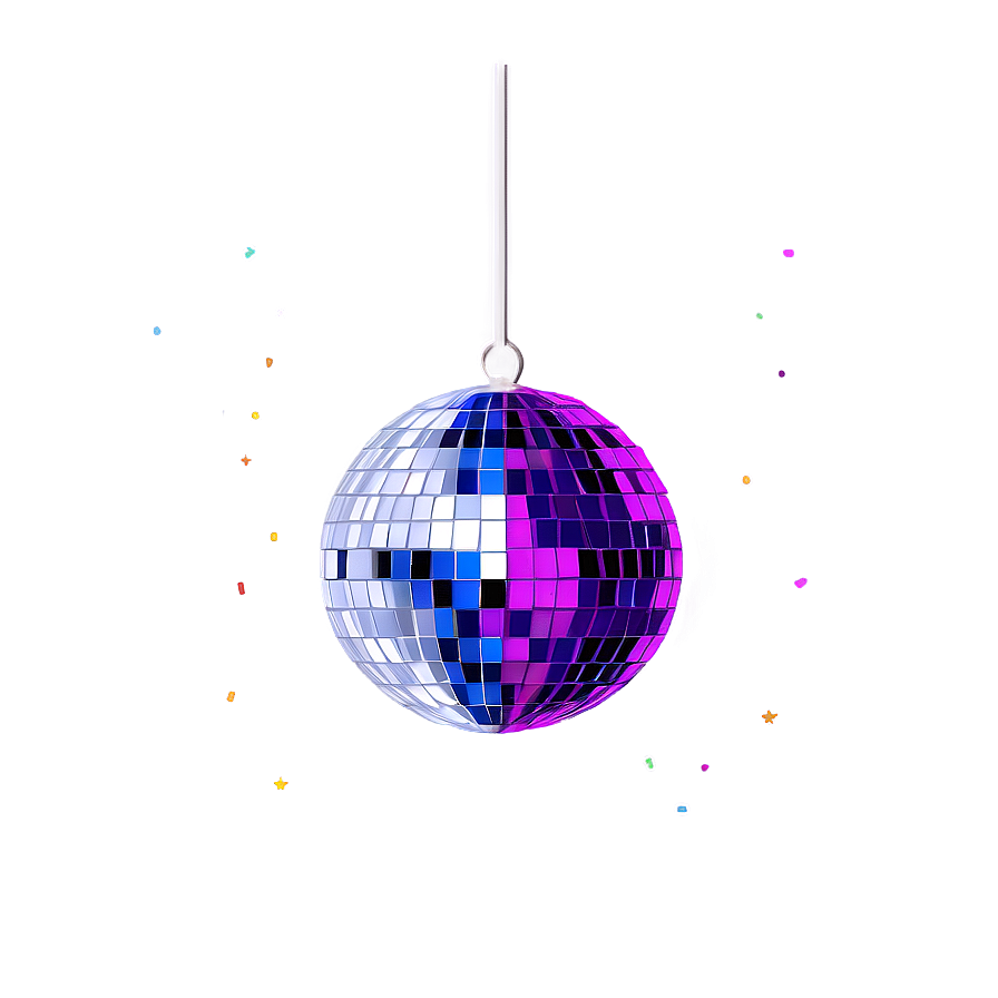 Shimmering Disco Ballwith Confetti