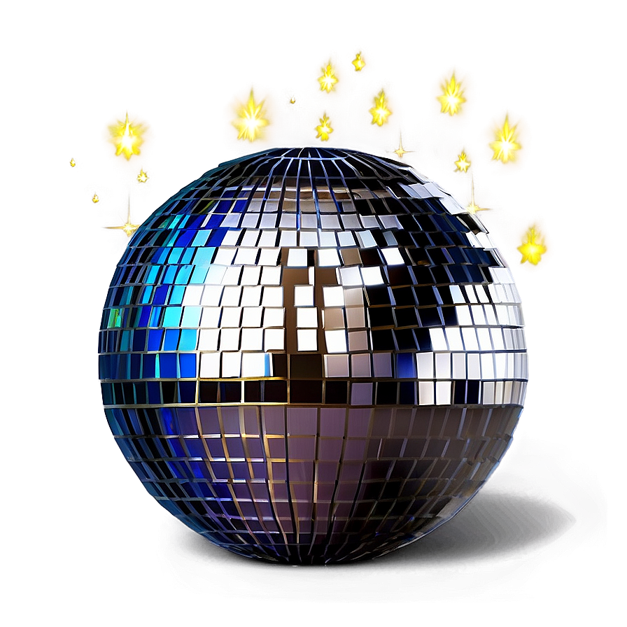 Shimmering Disco Ballwith Sparks